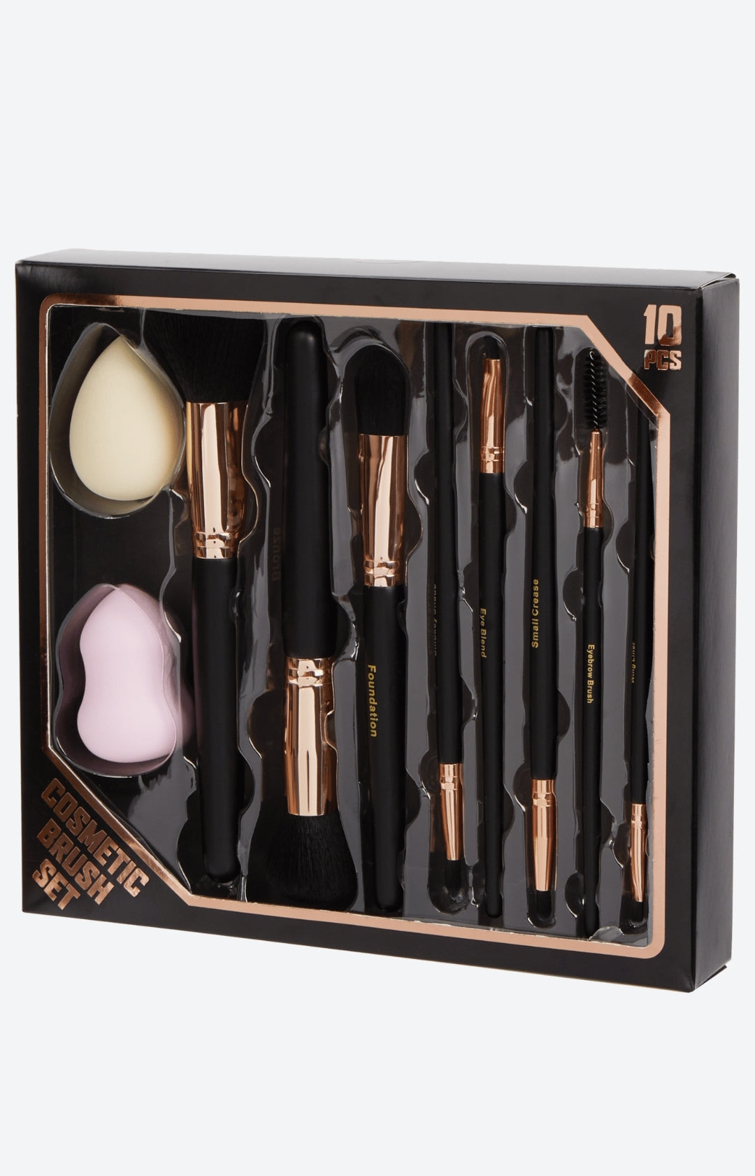 Set de pinceaux de maquillage
10 pièces